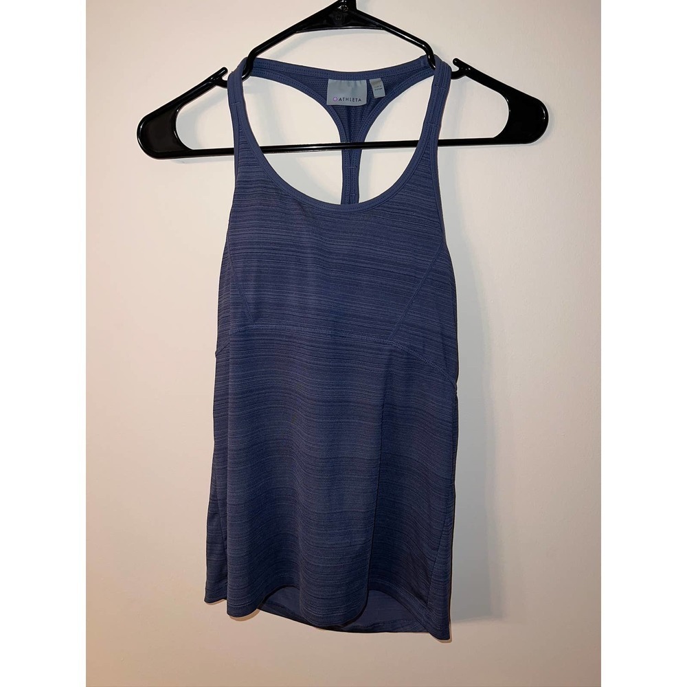 Athleta Blue Racerback Tank Top